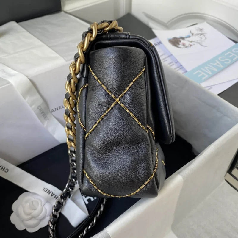 Black Flap Bag R37340