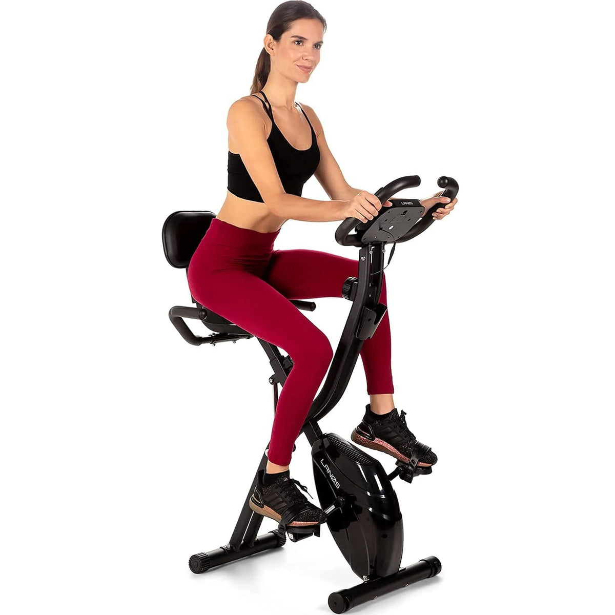 Foldable Exercise Bike Black Z56882