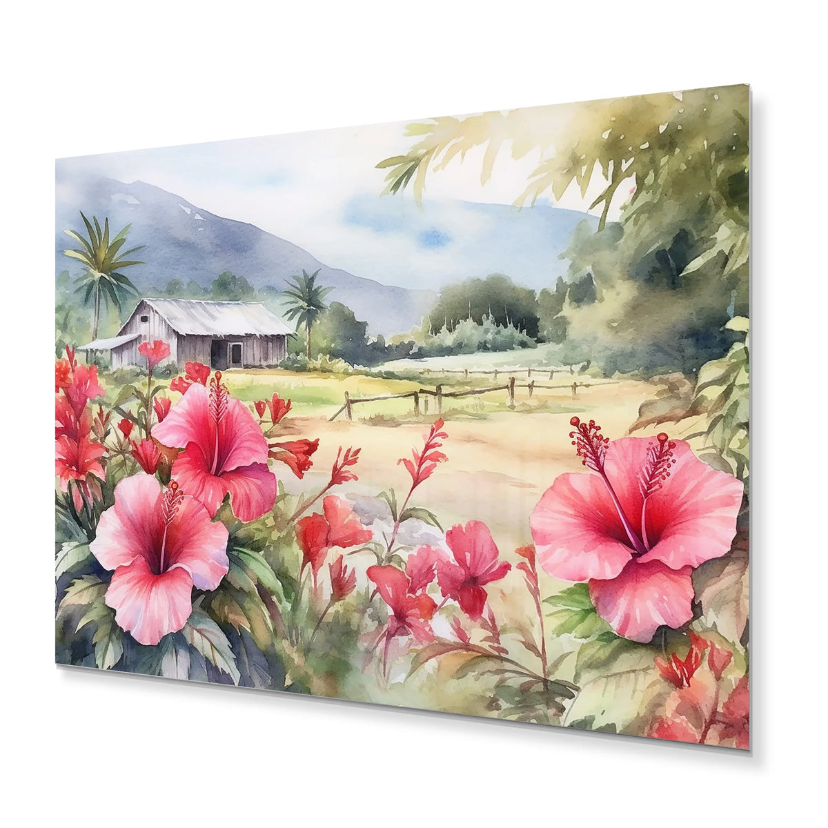 Floral Metal Art H1411