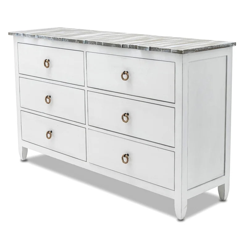 6 Drawer Grey Dresser U8977