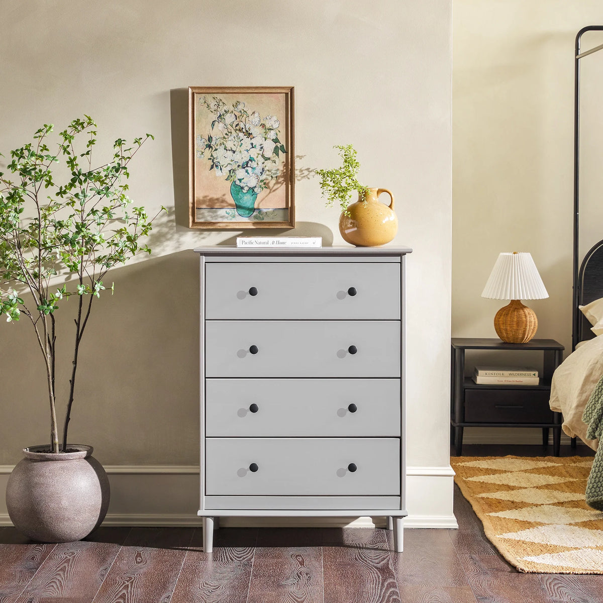 4 Drawer Solid Wood Dresser O494