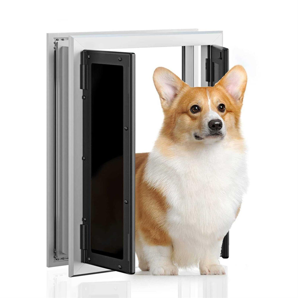Aluminum Pet Door with Double Panels C95416