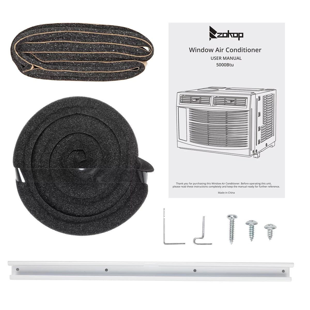 5,000 BTU Window Air Conditioner with Installation Kit R234064