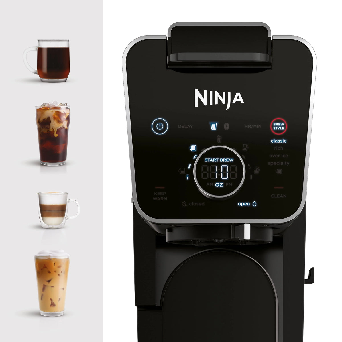 12-Cup Drip Coffee Maker with Glass Carafe R943