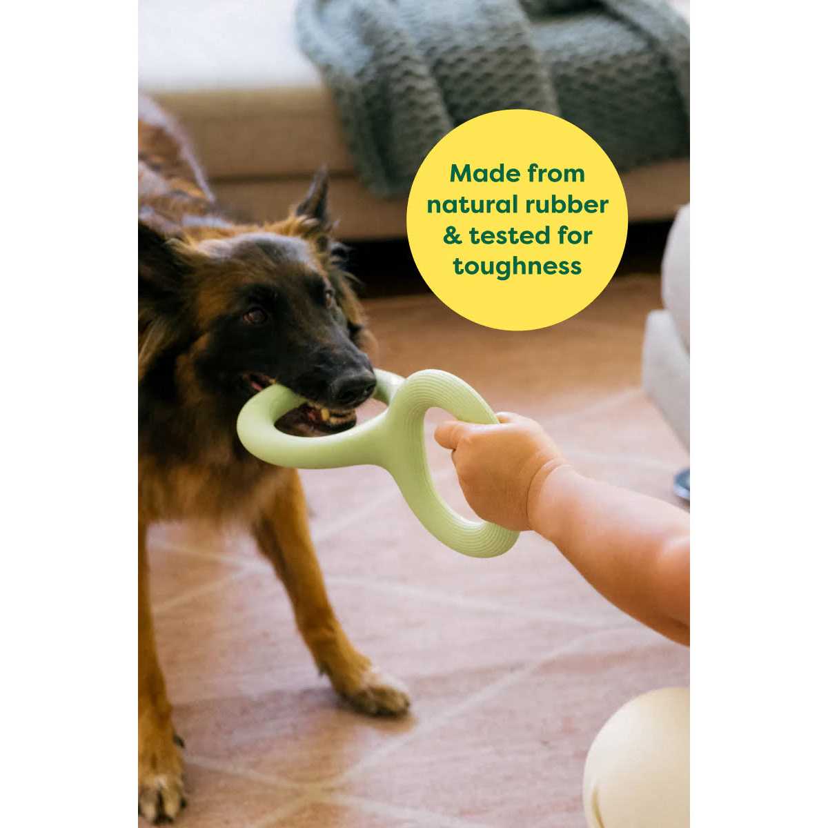 Dog Tug Toy Rubber Y625