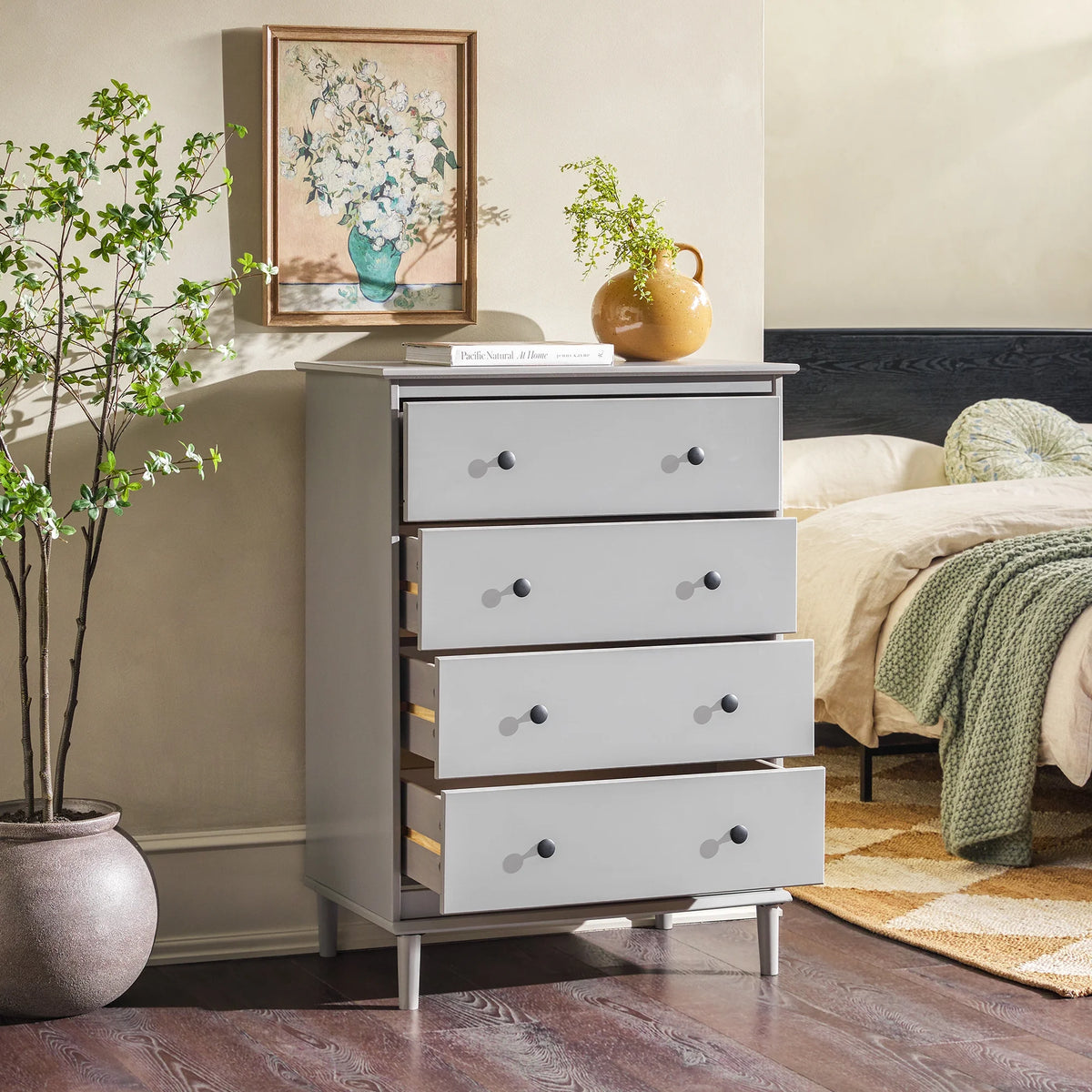 4 Drawer Solid Wood Dresser O494