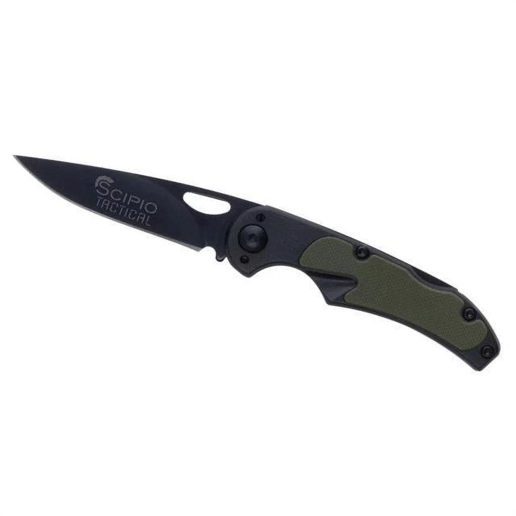 Green Lockback Pocket Knife 2.75-Inch Blade Folding Knife Z7614