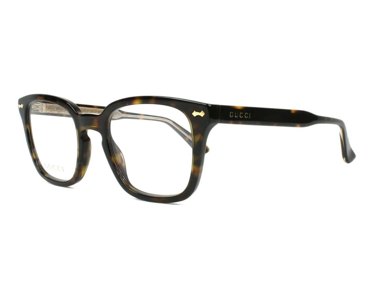 Havana Rectangular Square 50 mm Eyeglasses F457