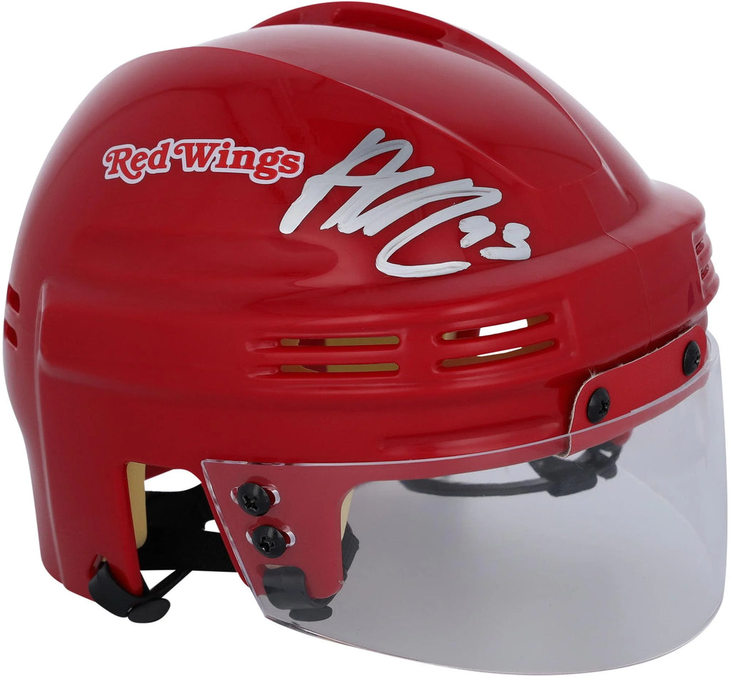 Autographed Red Mini Helmet S657