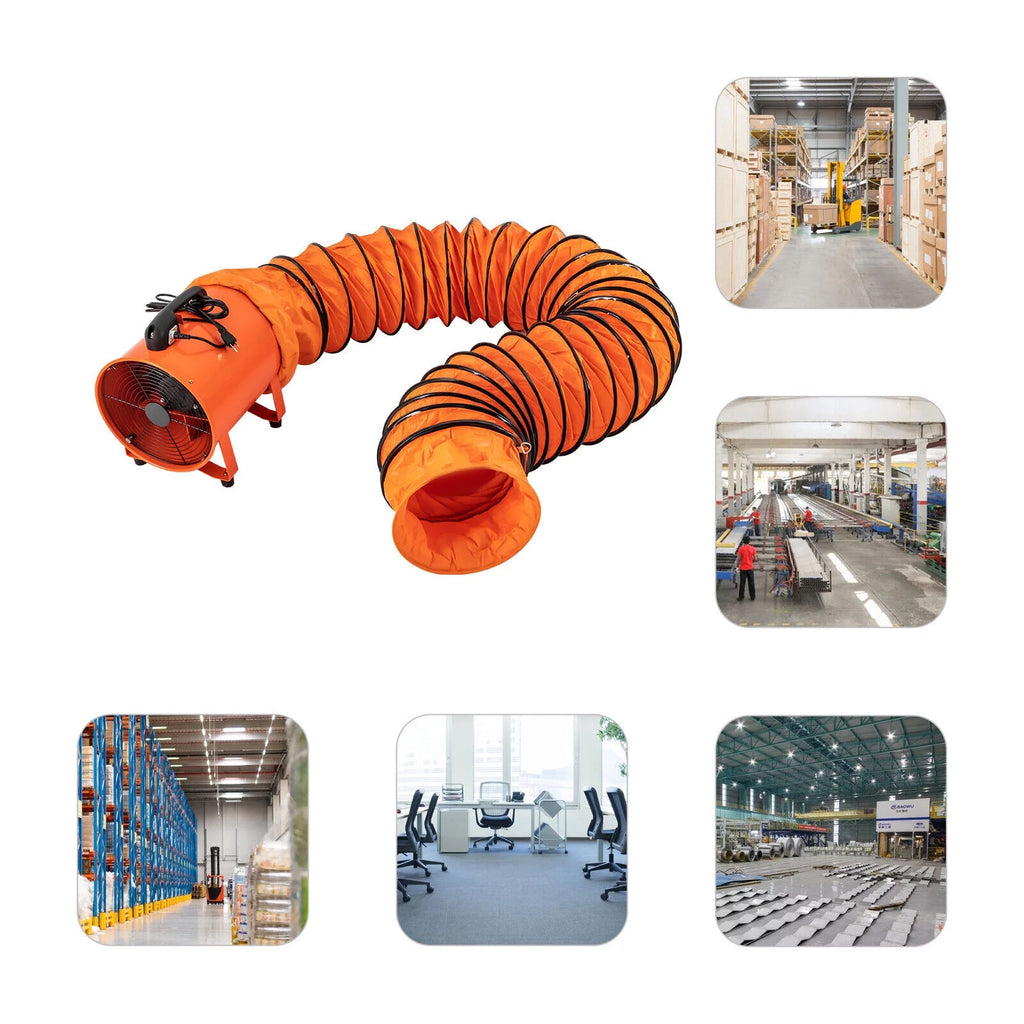 Industrial Extractor Fan Blower with 16ft Duct Hose Z5021