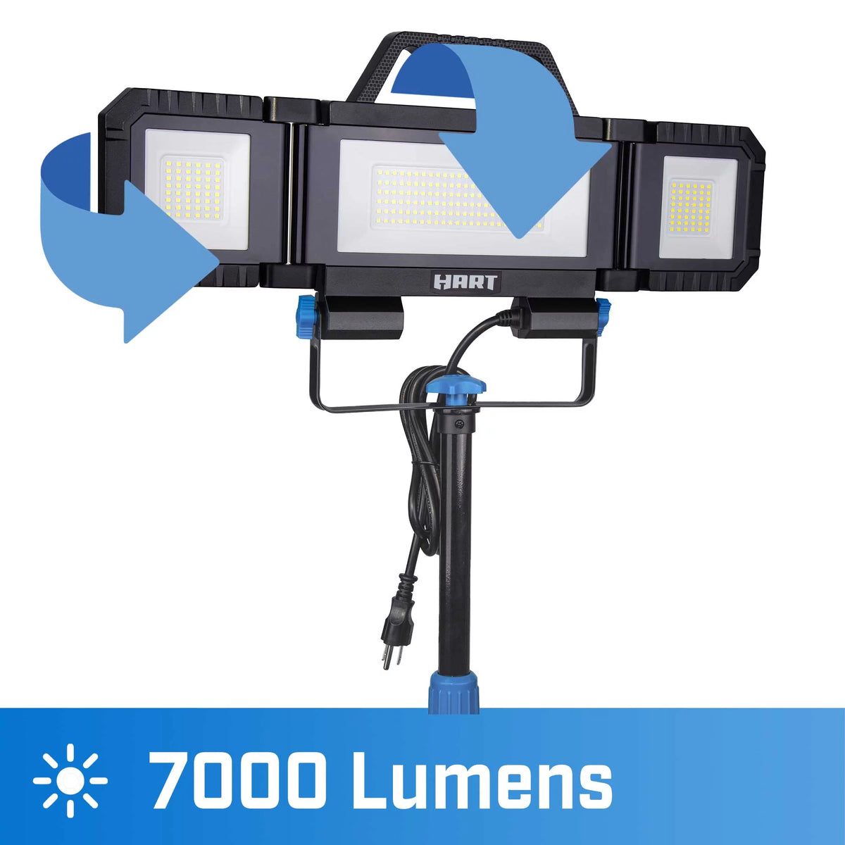 LED 3-Head 7000 Lumen Work Light with Tripod X830