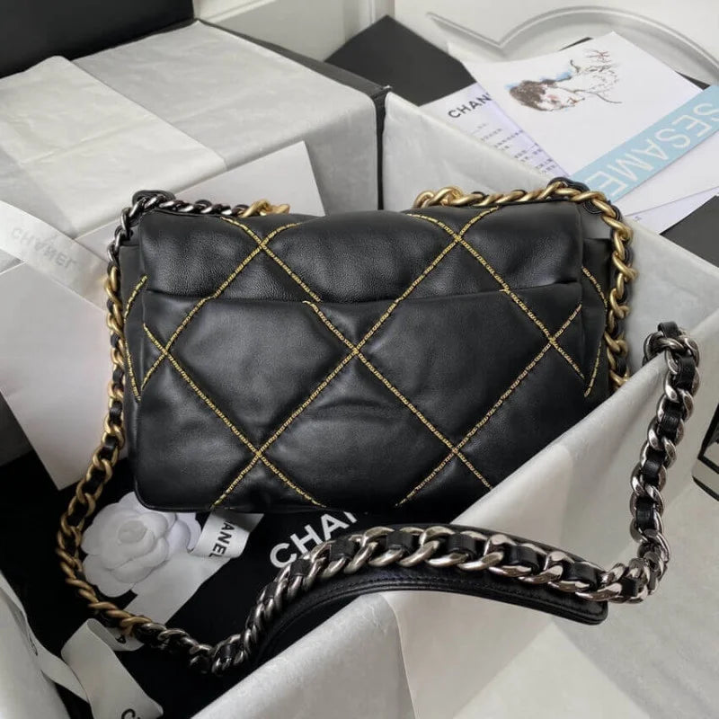 Black Flap Bag R37340