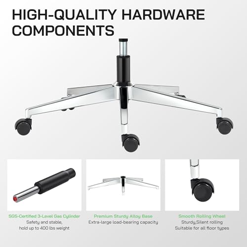 Ergonomic Mesh Office Chair with Footrest and Lumbar Support G9609