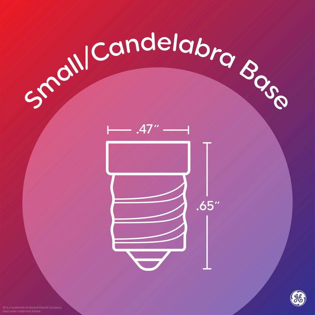 LED Decorative Light Bulbs 40 watts Eqv Candelabra Base 2pk L8955