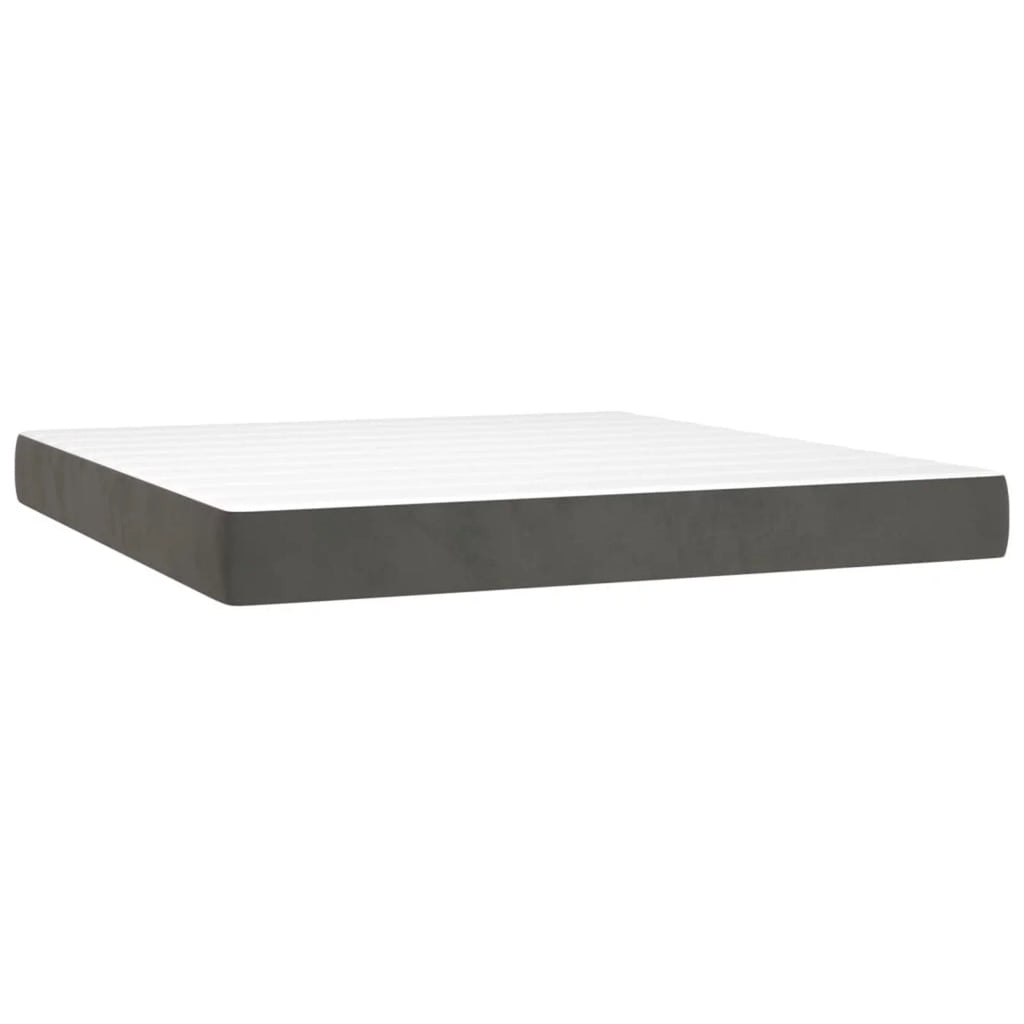 Queen Pocket Spring Bed Dark Gray M839061