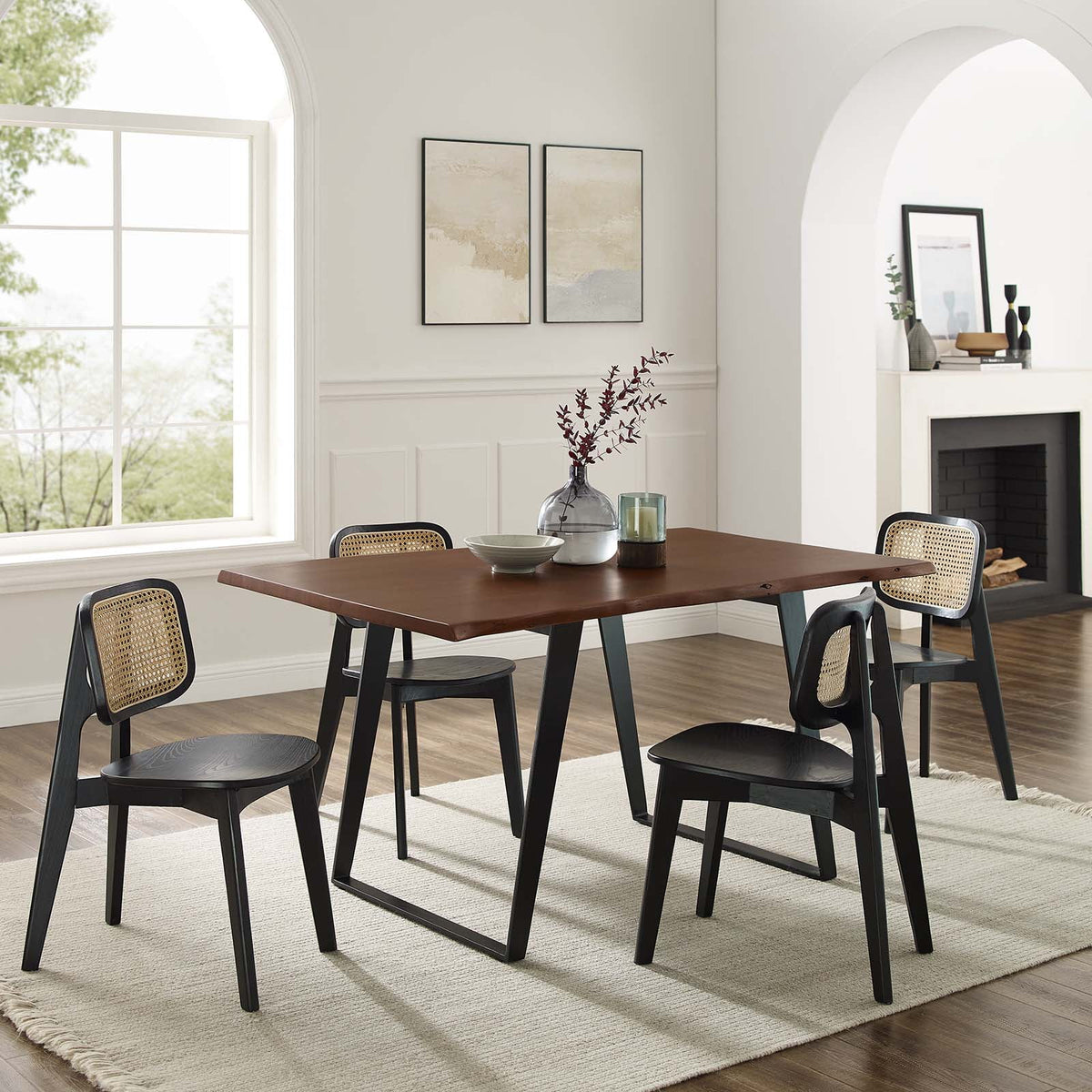 60" Live Edge Acacia Wood Dining Table M971513