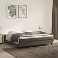 Queen Pocket Spring Bed Dark Gray M839061