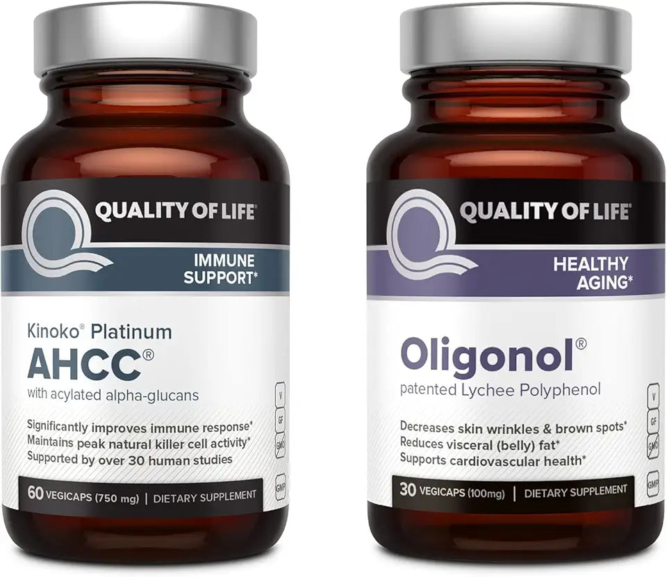 750mg AHCC and Oligonol Lychee Extract V21279