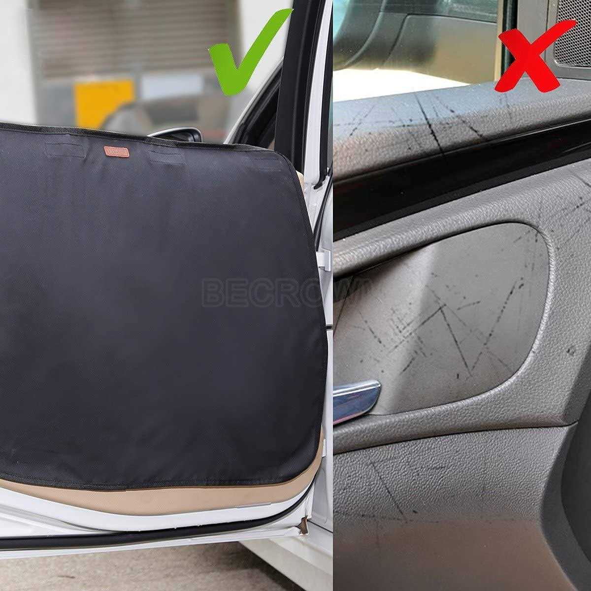 2 Packs Waterproof Pet Car Door Cover Anti Scratch D460757