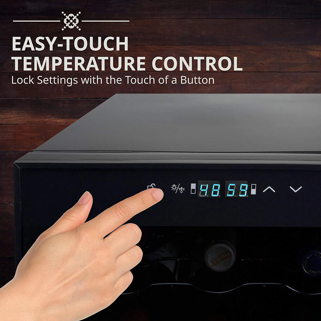 33 Bottle Dual Zone Wine Cooler Refrigerator Z122261