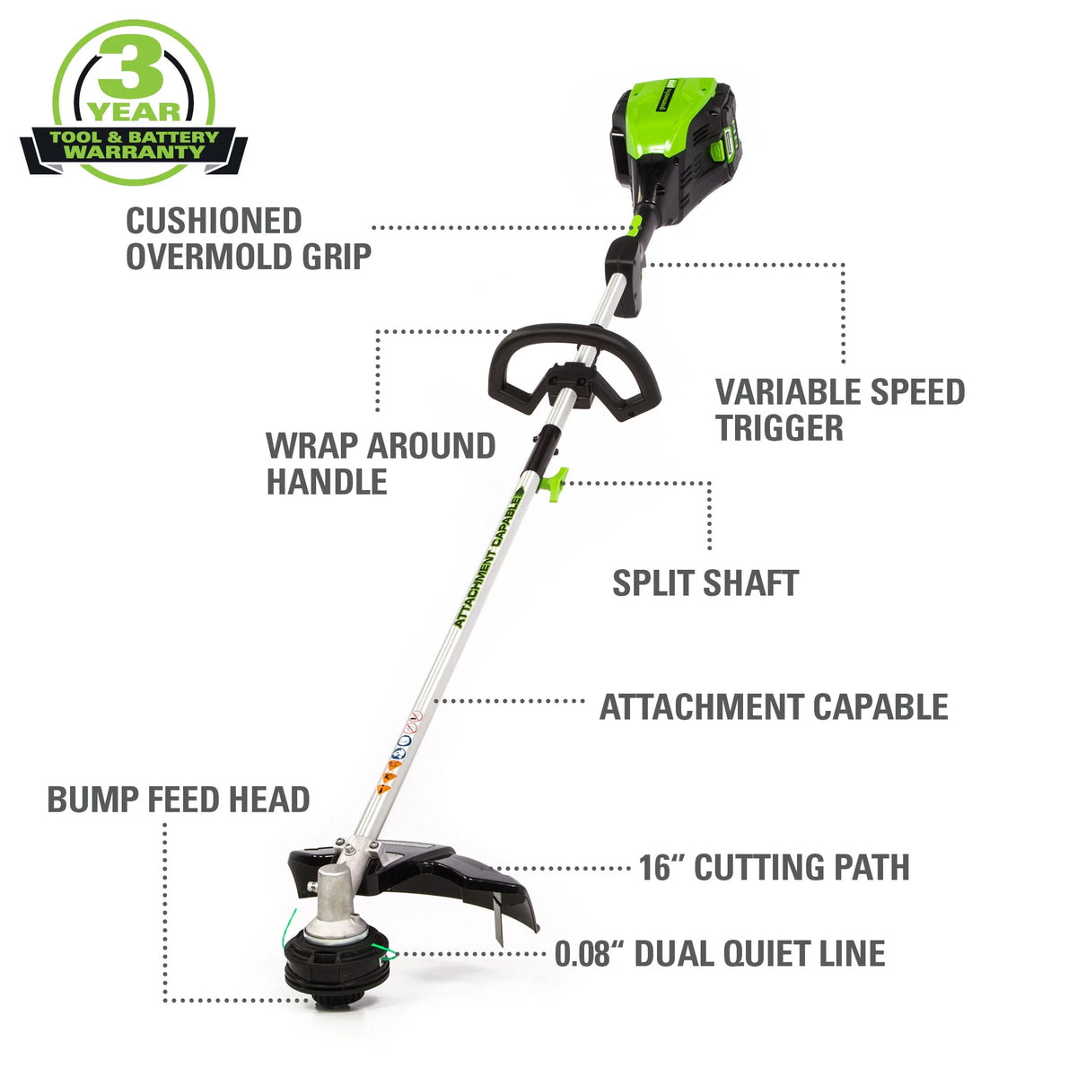 16-Inch Cordless String Trimmer X7798