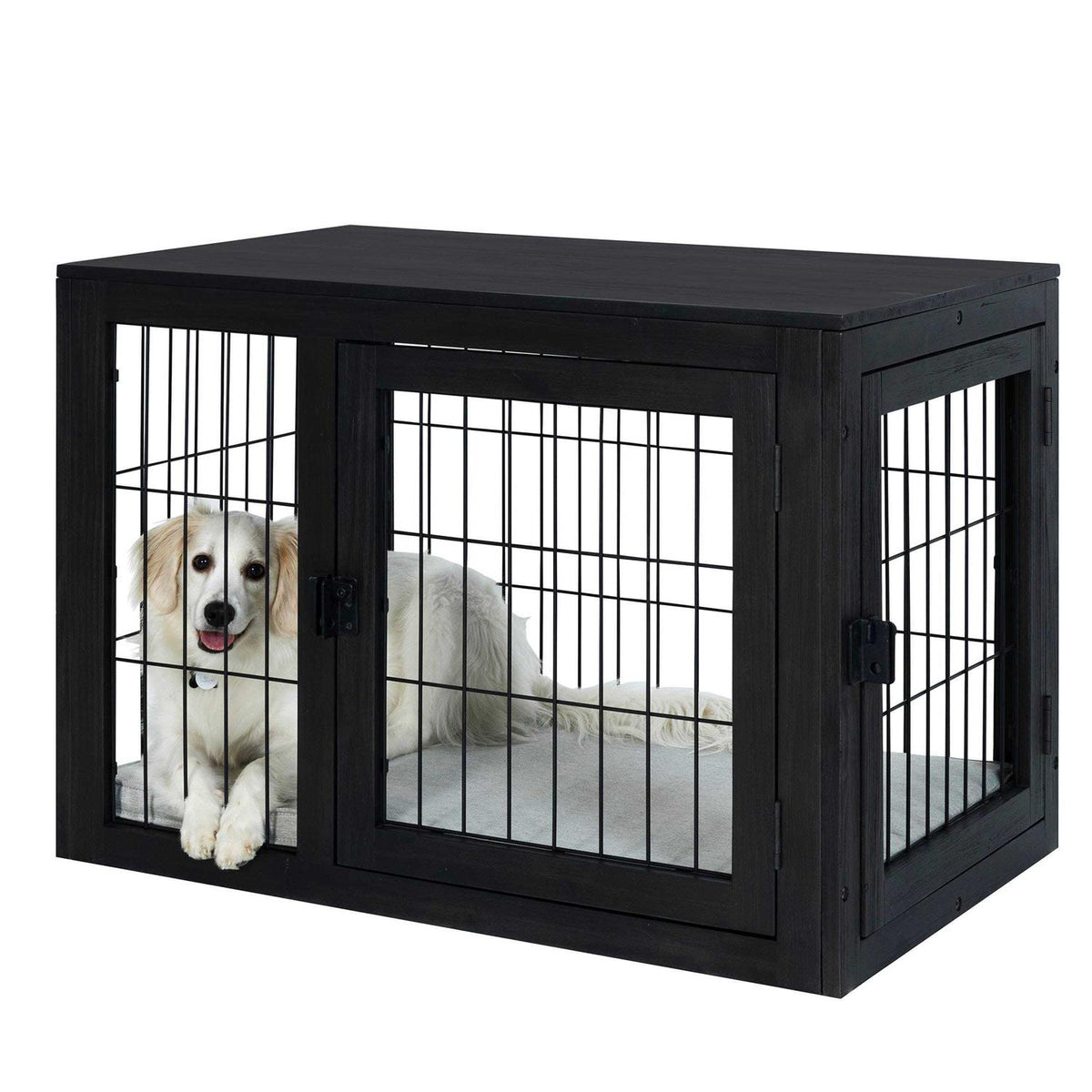 Furniture-Style Dog Crate with Double Doors X139