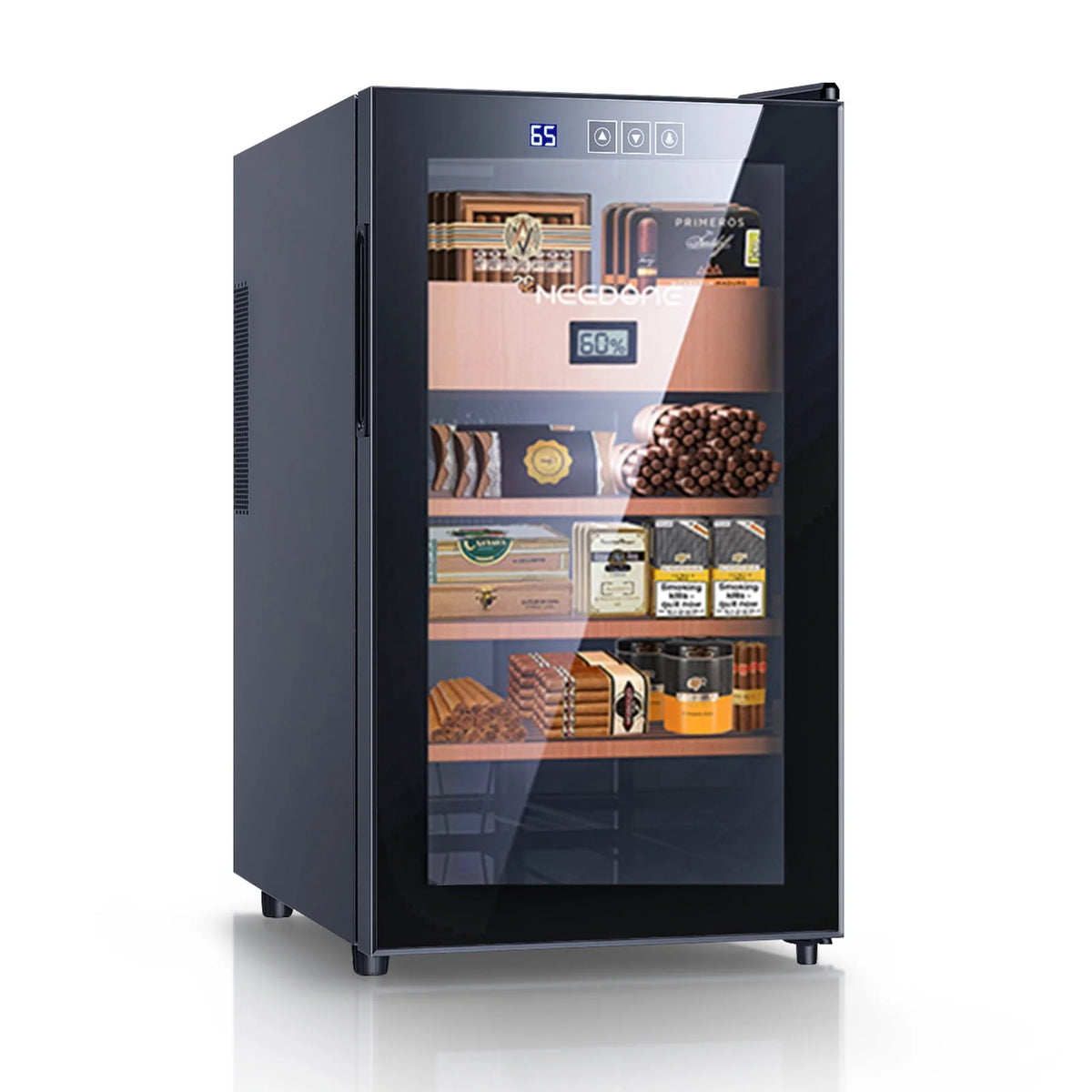 48L Electric Cigar Humidor with Cedar Shelves & Hygrometer J202185