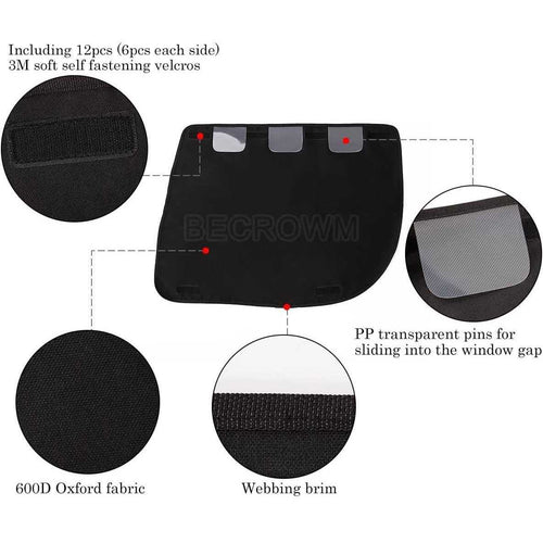 2 Packs Waterproof Pet Car Door Cover Anti Scratch D460757