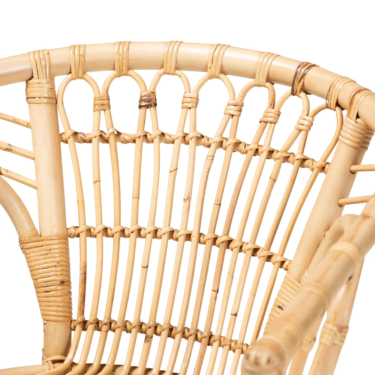 Natural Brown Rattan Dining Chair S12681