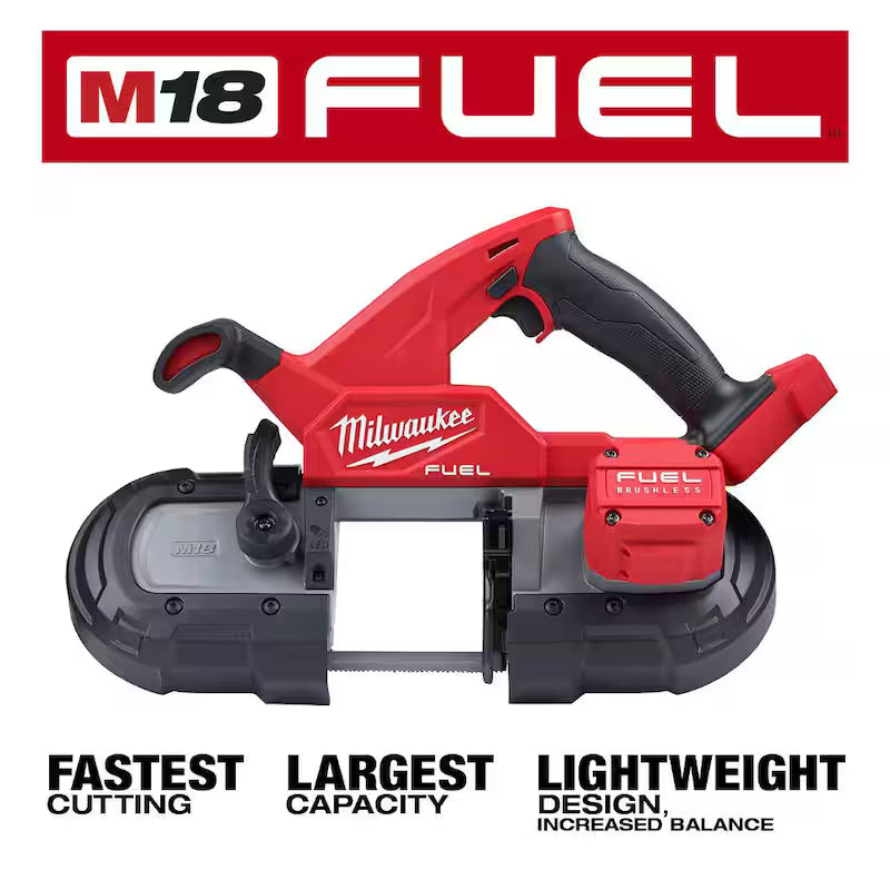 18-V Lithium-Ion Brushless Cordless Compact Bandsaw with Hammer Drill/Driver J490511
