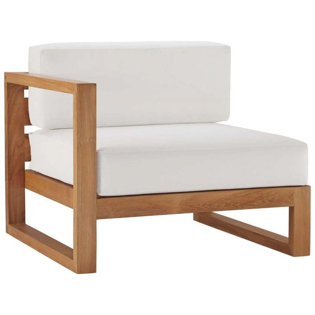 3 Piece Solid Teak Wood Patio Sectional J156