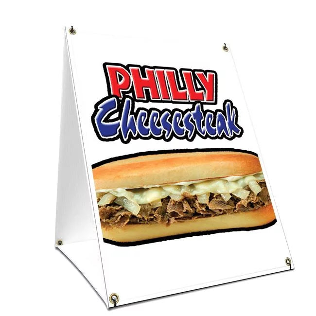 18 x 24 in. A-Frame Sidewalk Sign with Graphics On Each Side S326919