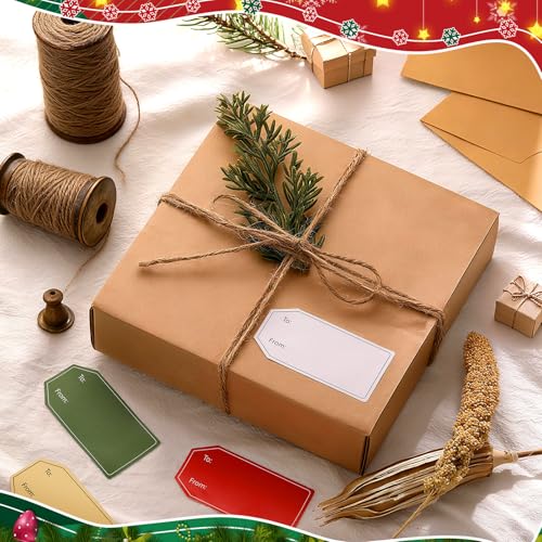 3 Colors Gift Tag Stickers F771