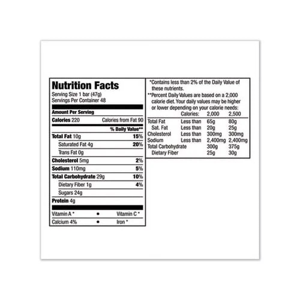 Milk Chocolate Bars 3.29 oz 24/Box G27982