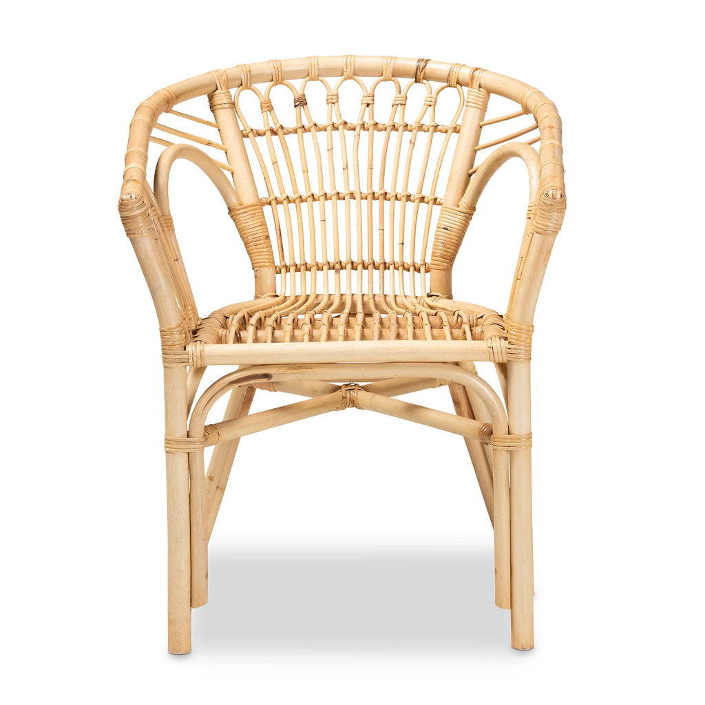 Natural Brown Rattan Dining Chair S12681
