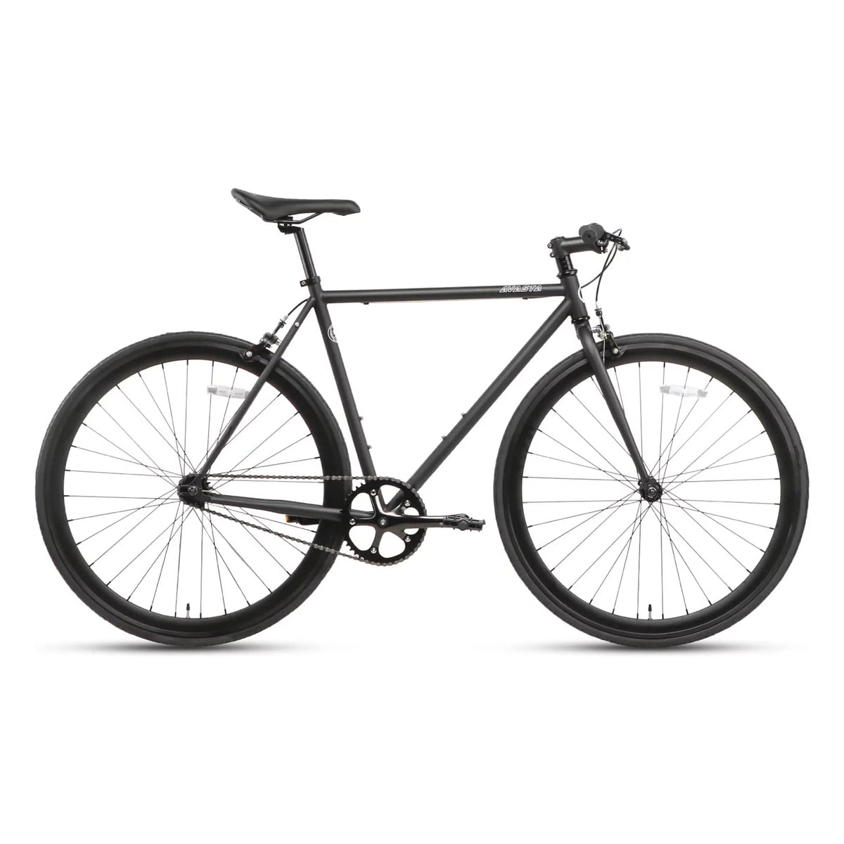700C Single Speed Fixed Gear Bike, Black W6727