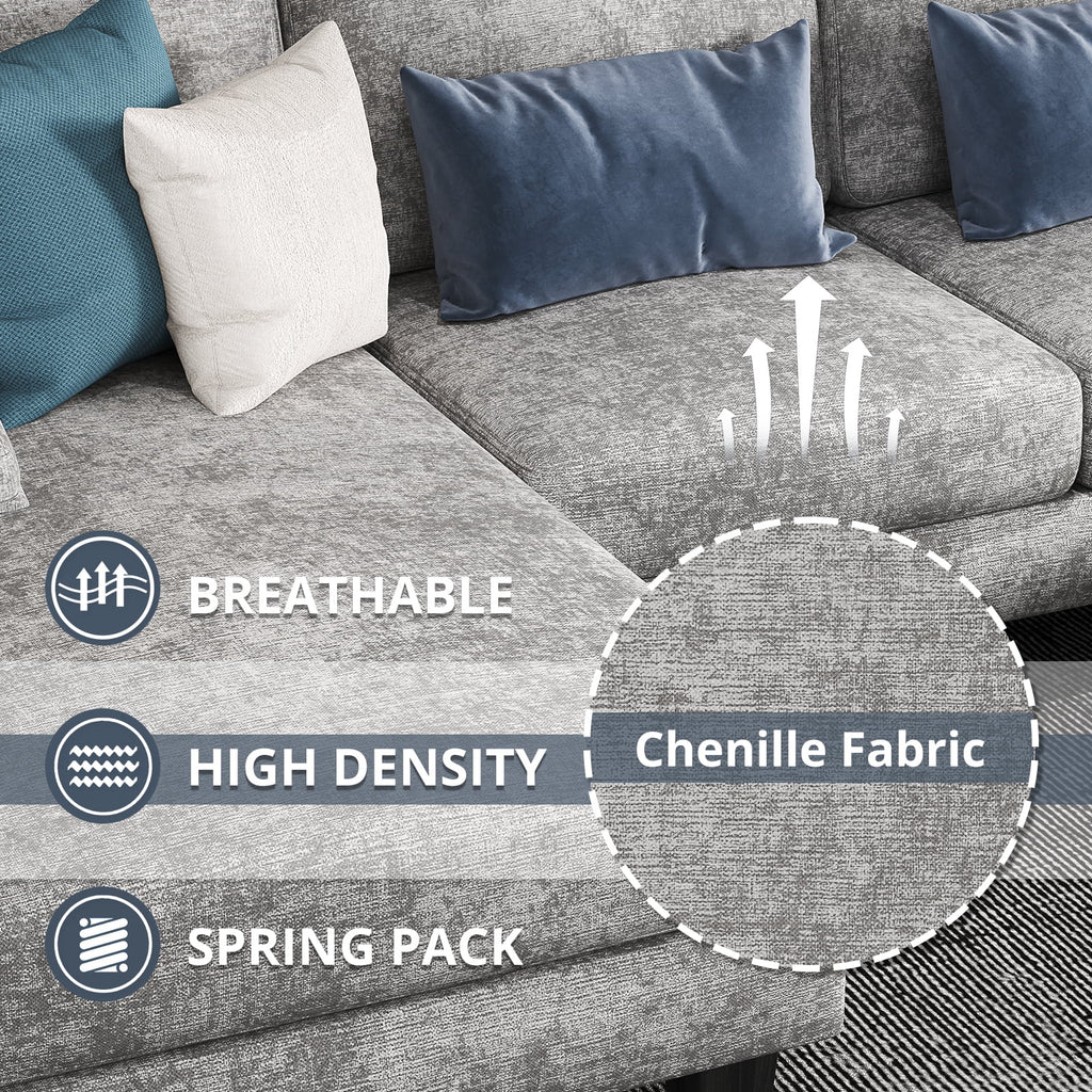U-Shaped Sectional Sofa with Chaise Q2793