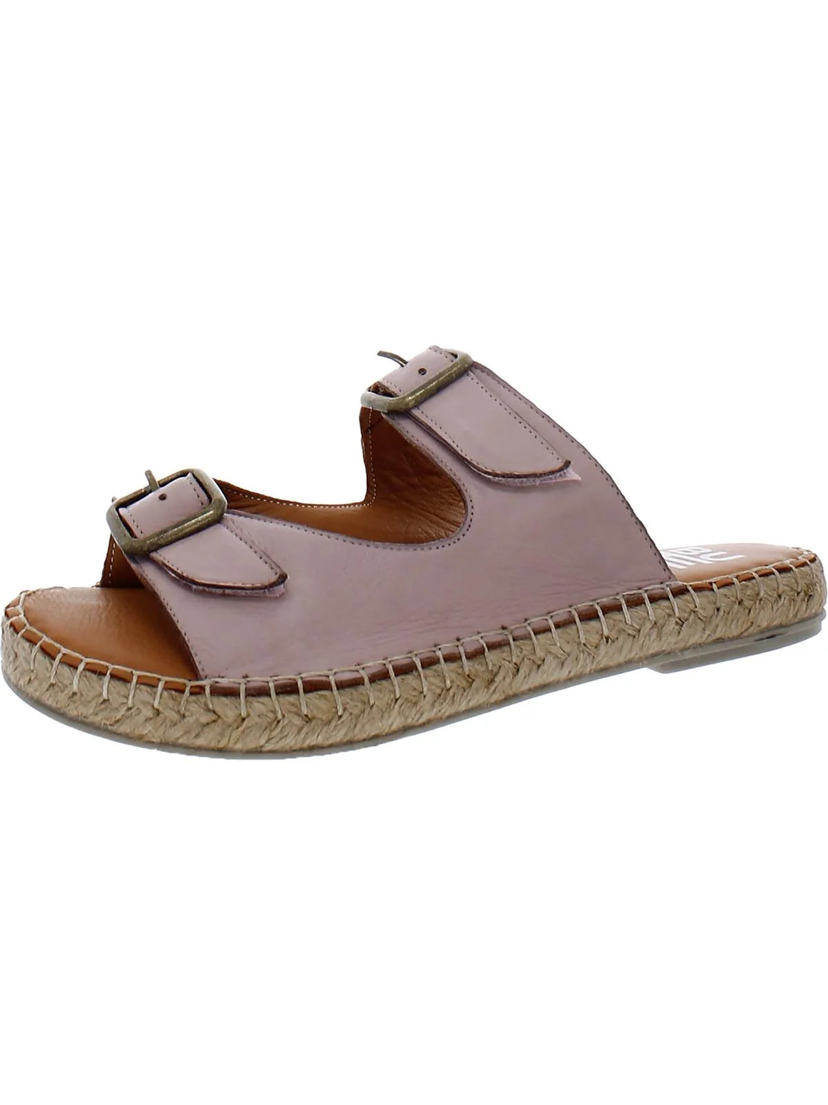 Leather Open Toe Slide Sandals A894