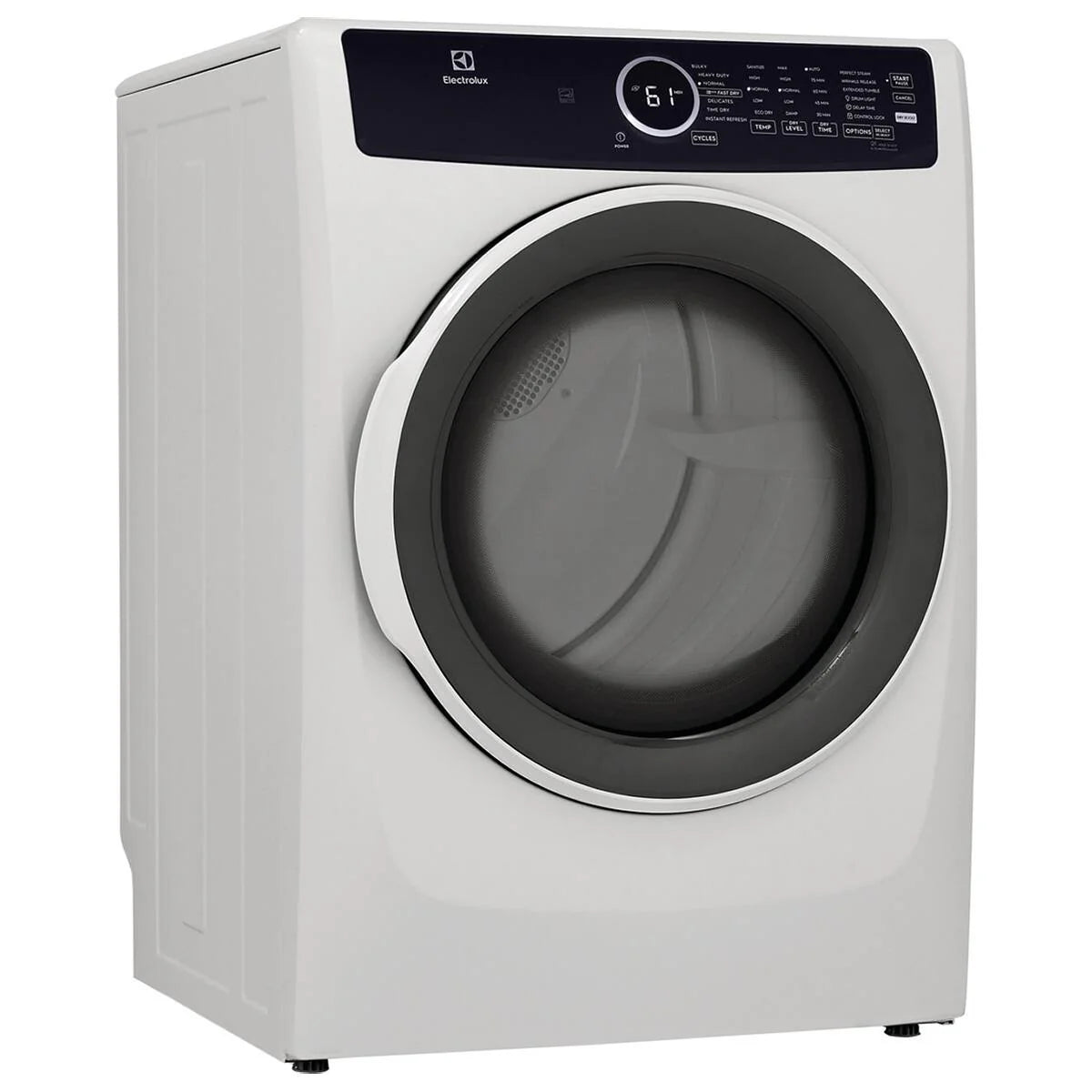 8.0 Cu. Ft. White Front Load Electric Dryer F347