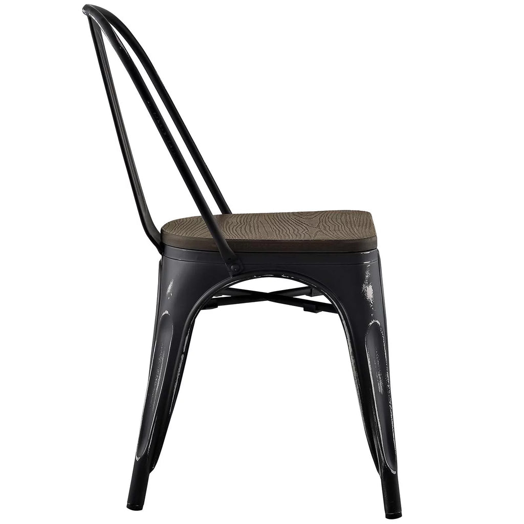 Bamboo Dining Side Chair Set of 4 E77308