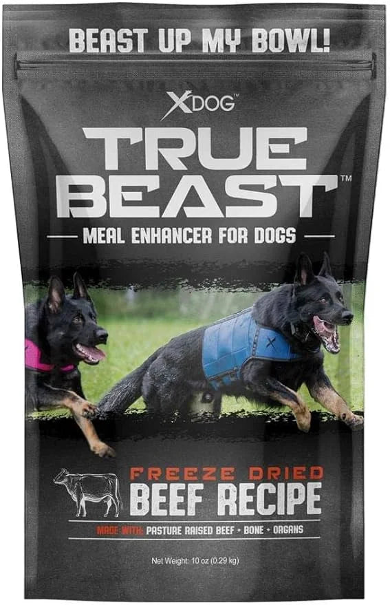 Freeze Dried Beef Dog Food Toppers 10 oz J643