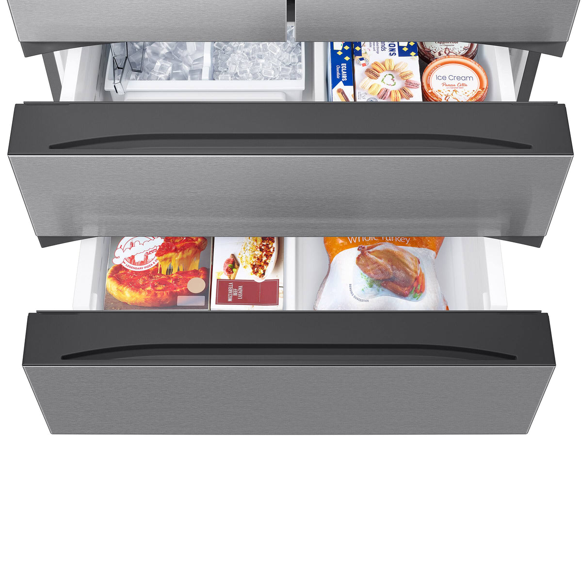 36 IN 30.8 CU. FT. Stainless Steel 4 Door French Door Refrigerator O303999