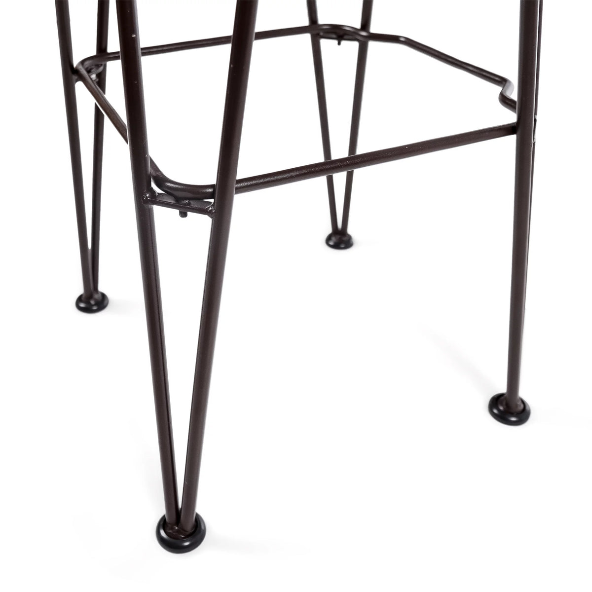 Acacia Wood Bar Set with Iron Frame P32717