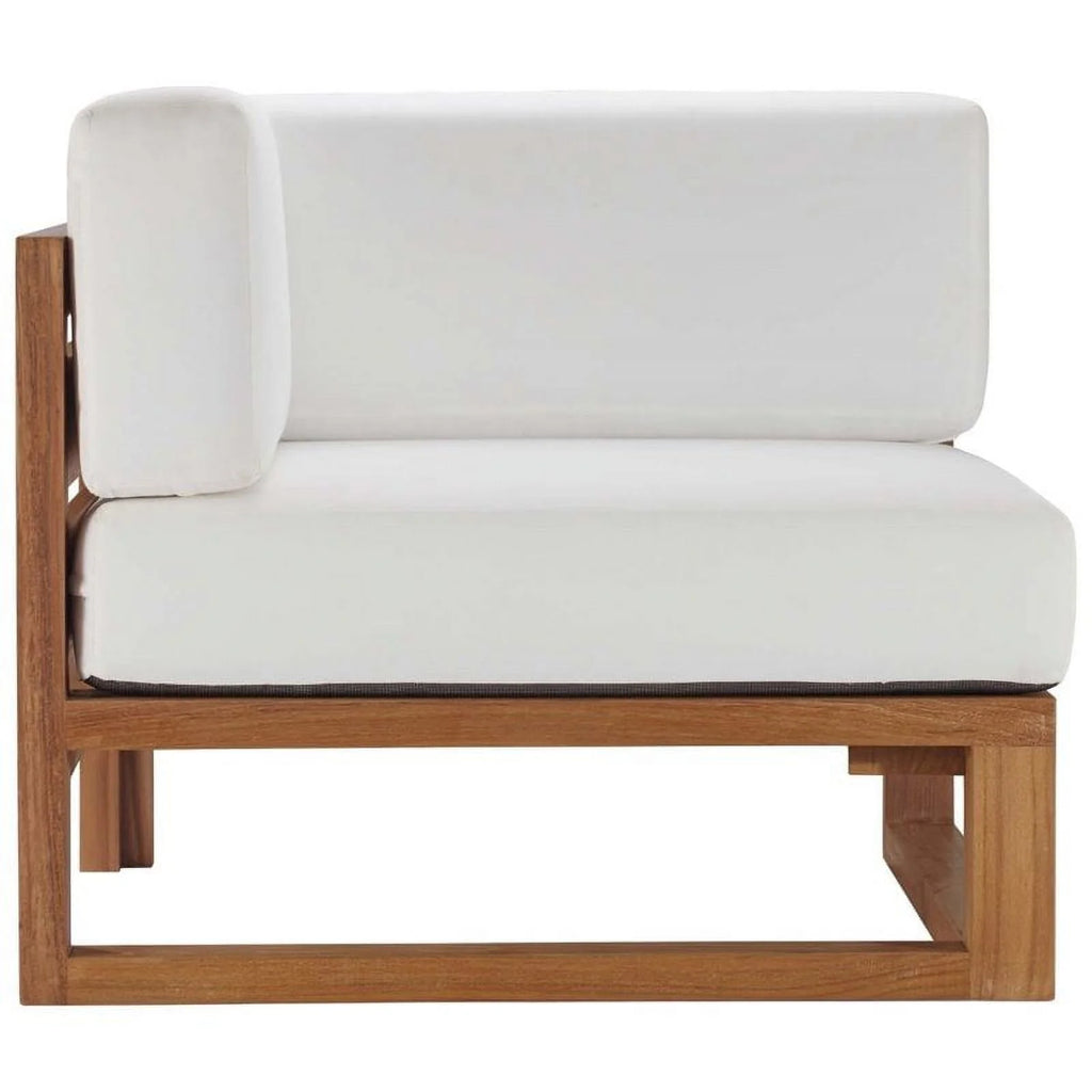 3 Piece Solid Teak Wood Patio Sectional J156
