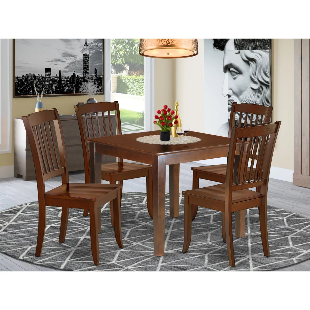 Mahogany Dining Room Set X2599