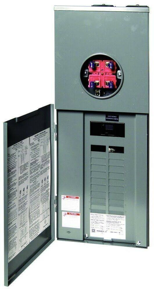 200 Amp 20-Space 40-Circuit Main Breaker J95561