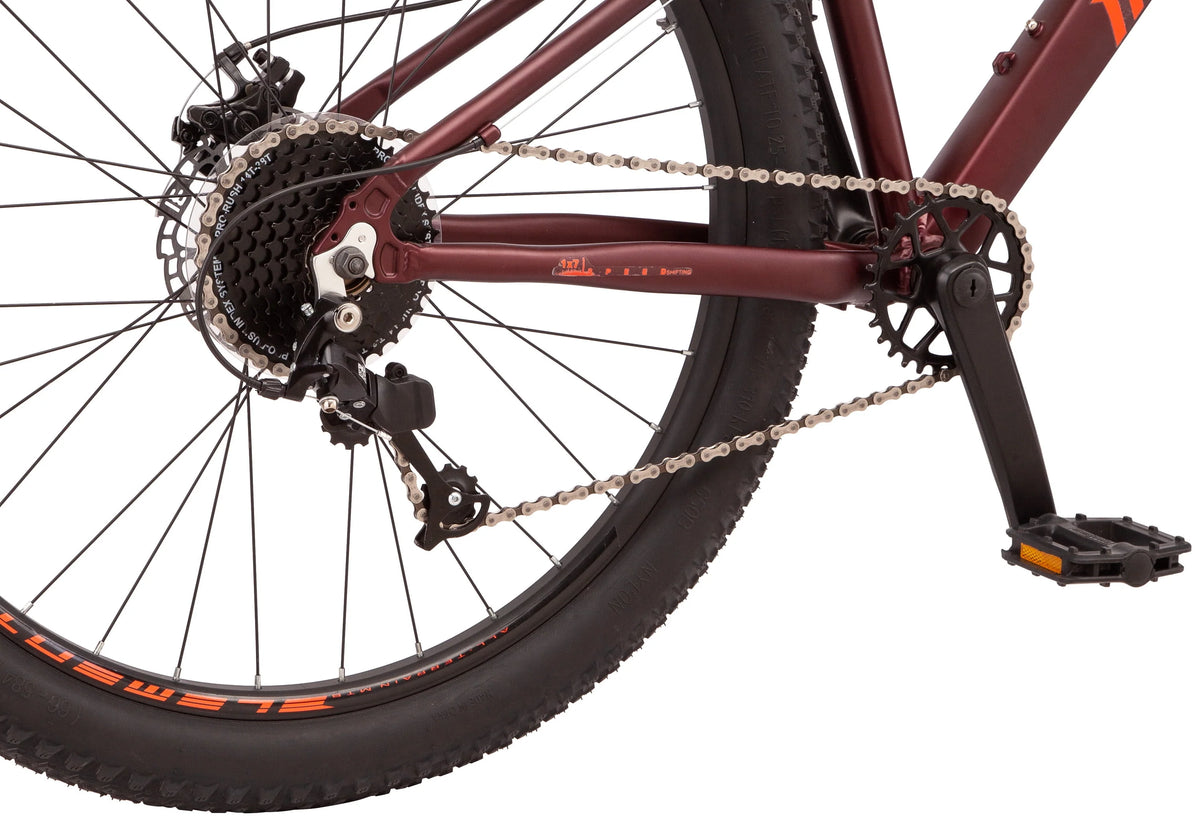 27.5 7 Speeds Maroon Mountain Bike I4541