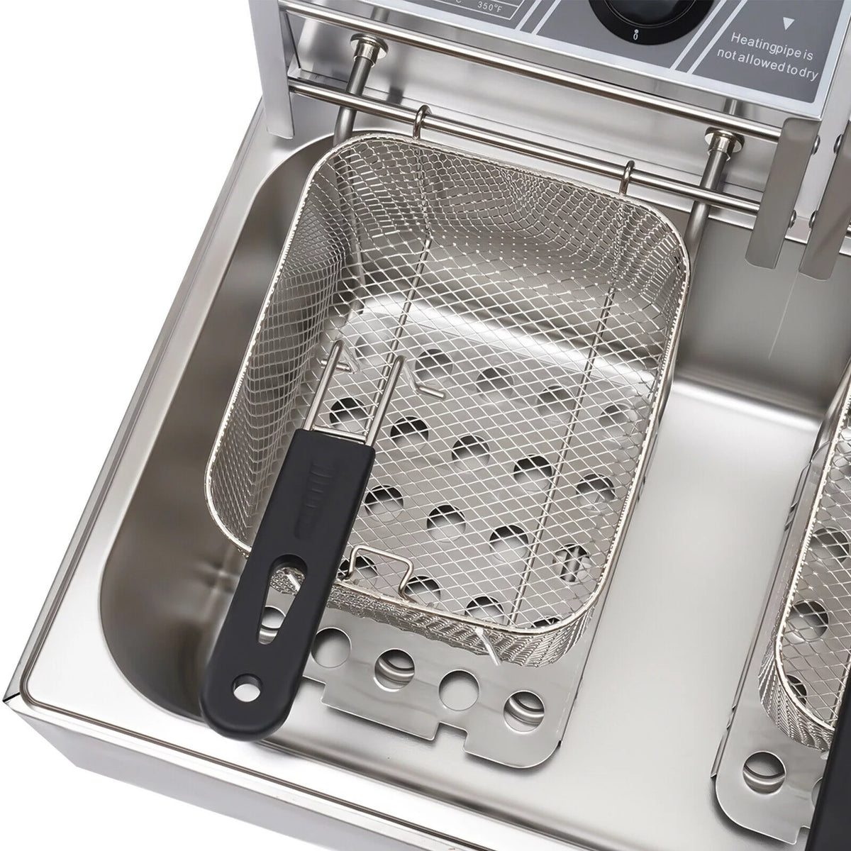 12L 5000W Single Tank Electric Deep Fryer with Temperature Control E447779