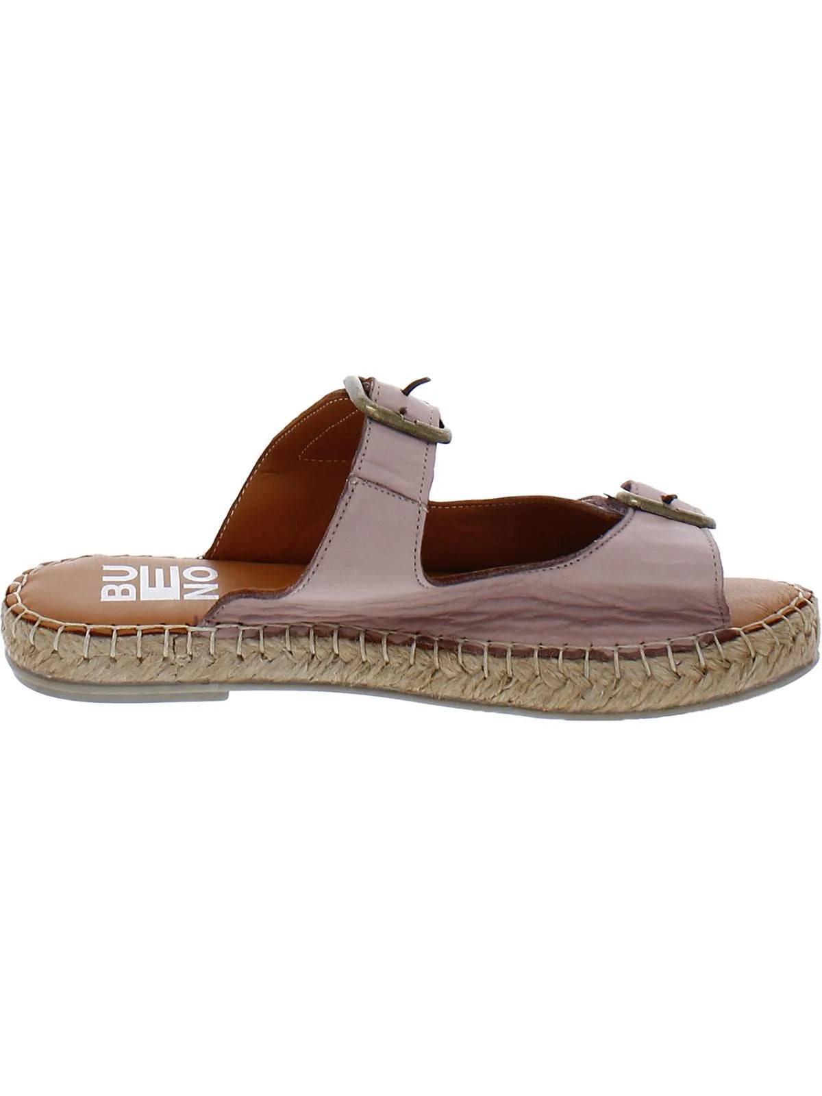 Leather Open Toe Slide Sandals A894