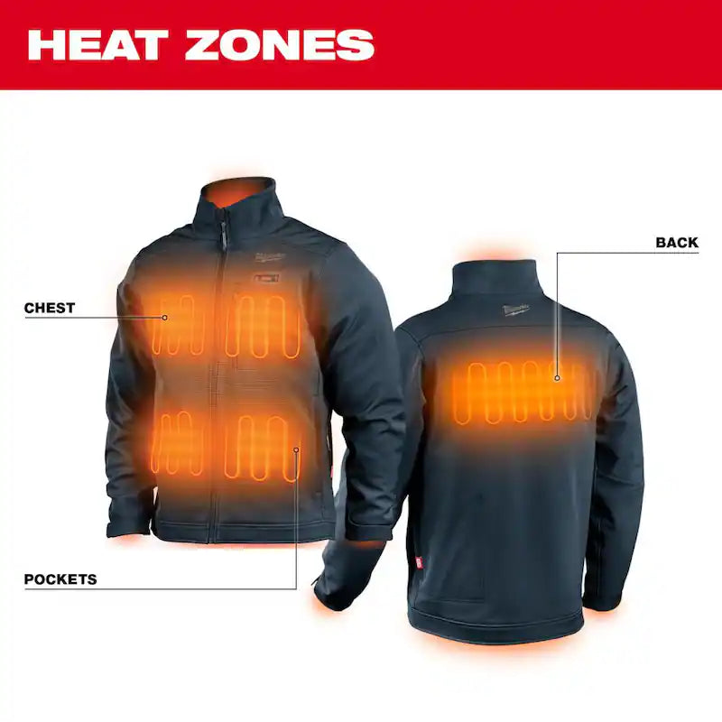 Navy Blue Heated Jacket N79012